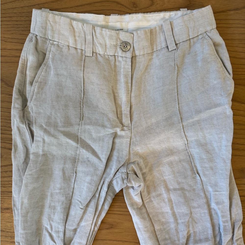 Light Gray Linen Pants